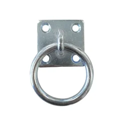 Aanlegring verzinkt 50x50 mm met plaat