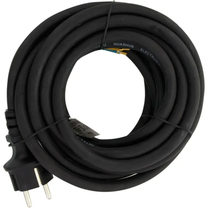 Aansluitsnoer 3x1.5mm² Neopreen 5 Meter Zwart
