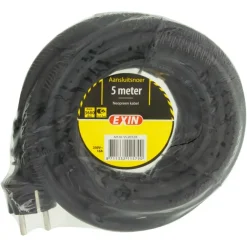 Aansluitsnoer 3x1.5mm² Neopreen 5 Meter Zwart