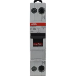 ABB HAF Installatieautomaat B-kar 16 A 1P+N