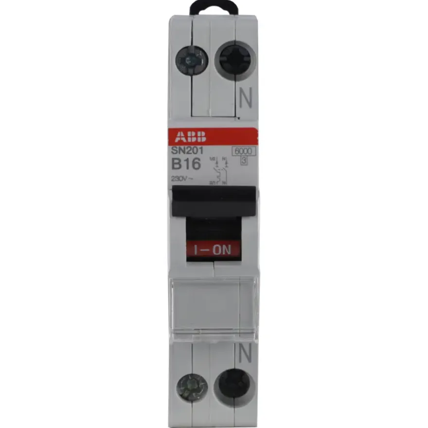 ABB HAF Installatieautomaat B-kar 16 A 1P+N