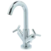 Absolut Post 2-knops wastafelkraan Chroom