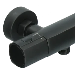 Absolut thermostatische badkraan Absi zwart 15 cm