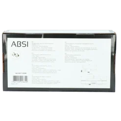 Absolut thermostatische badkraan Absi zwart 15 cm