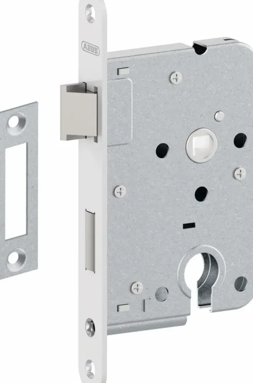 Abus cilinderslot voorplaat wit