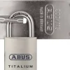Abus hangslot Titalium met overvalsluiting