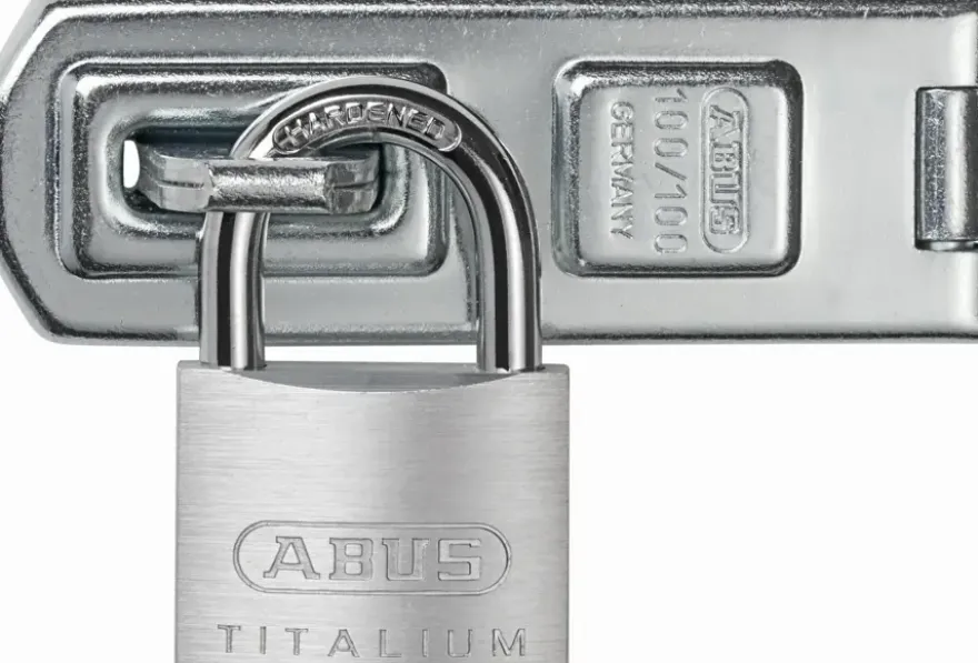 Abus hangslot Titalium 40 mm met overvalsluiting