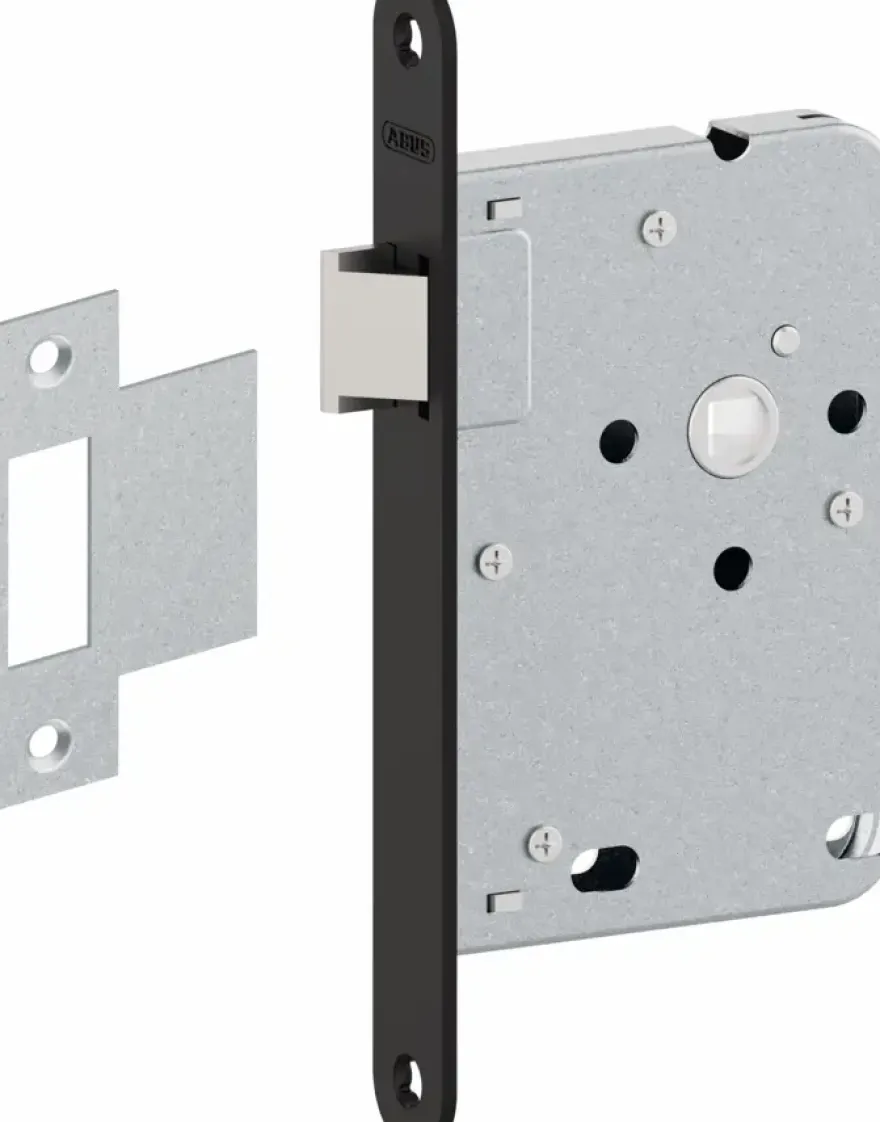 Abus loopslot voorplaat zwart