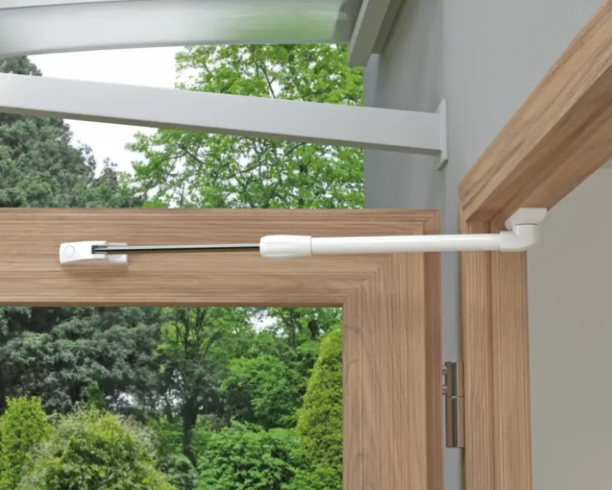 Abus raamuitzetter telescopisch RVS buiten draaiend - 30cm