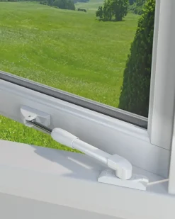 Abus raamuitzetter telescopisch RVS buiten draaiend - 30cm