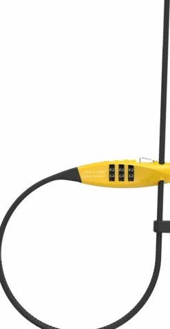 Abus travellock combiflex geel