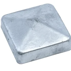 Afdekkap piramide tuinpaal verzinkt 7x7 cm