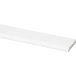 Afdeklijst grenen wit gelakt 5x37mm 270cm