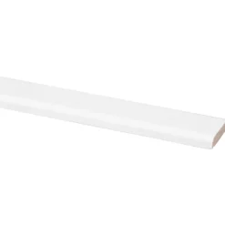 Afdeklijst grenen wit gelakt 5x22mm 270cm