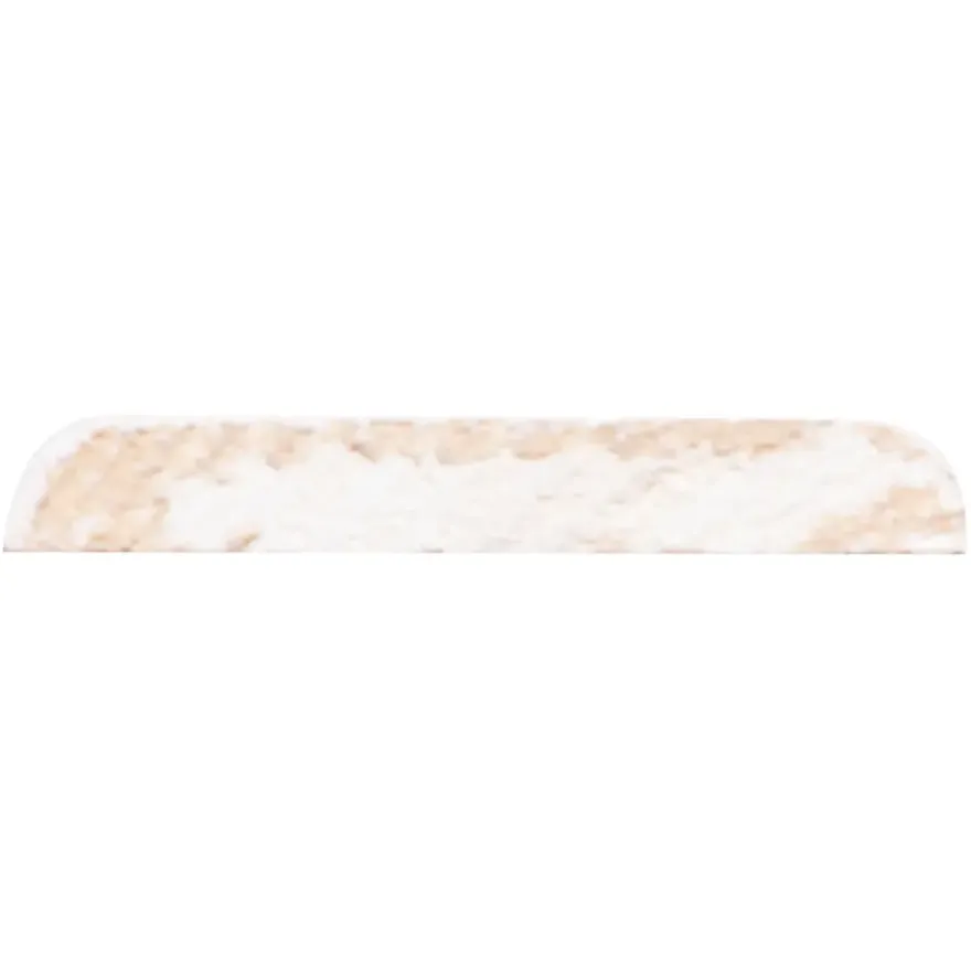 Afdeklijst grenen 6x37 mm wit gegrond lengte 270 cm