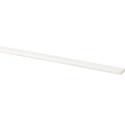 Afdeklijst grenen 4x18 mm wit lengte 270 cm