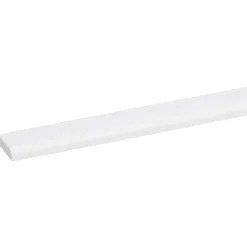 Afdeklijst grenen 4x18 mm wit lengte 270 cm