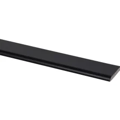 Afdeklijst grenen zwart gelakt 5x37mm 270cm