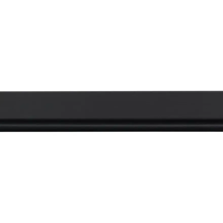 Afdeklijst grenen zwart gelakt 5x37mm 270cm