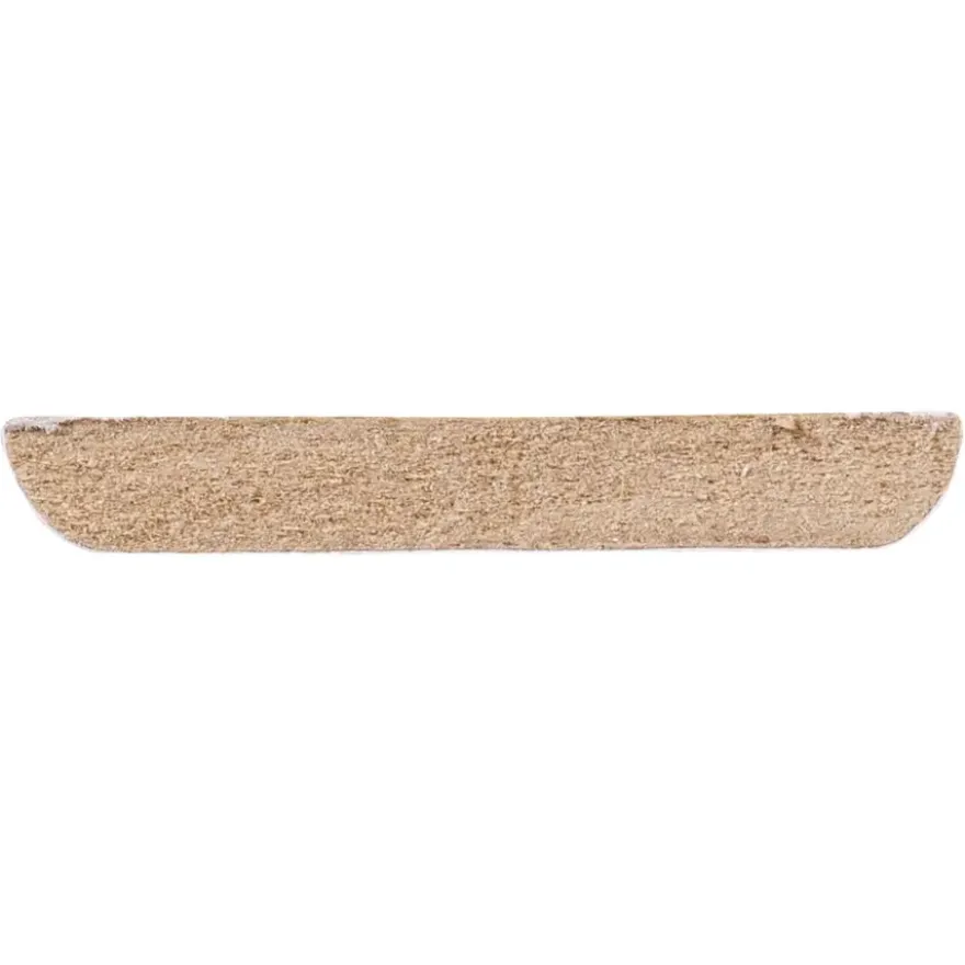 Afdeklijst MDF wit folie 4x30 mm 260 cm