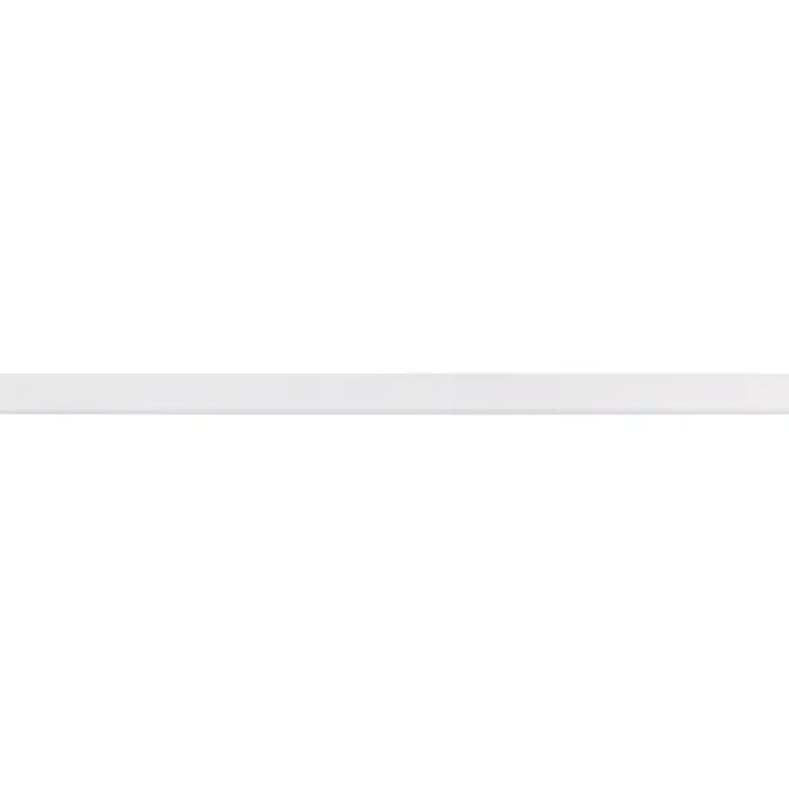Afdeklijst MDF 4x22 mm wit lengte 260 cm