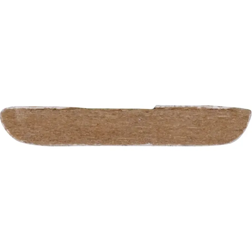 Afdeklijst MDF zelfklevend wit 4x30 mm lengte 260 cm
