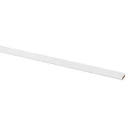 Afdeklijst MDF zelfklevend wit 4x22 mm lengte 260 cm
