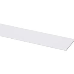 Afdekprofiel kunststof wit 2x50mm 260cm