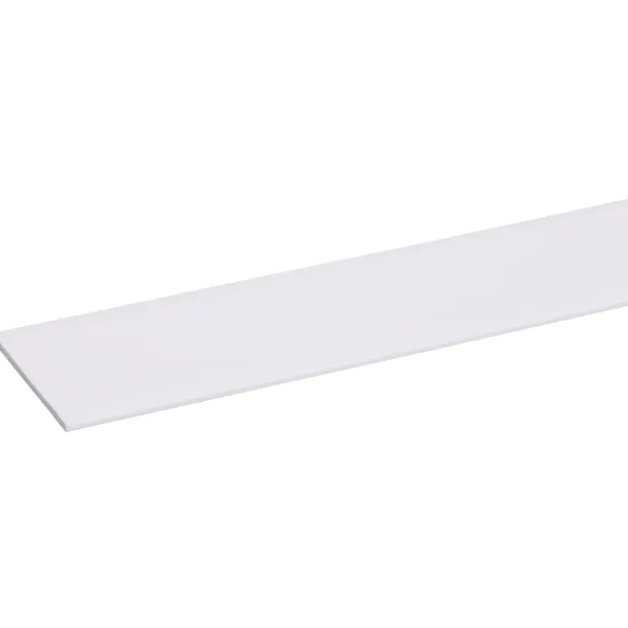 Afdekprofiel kunststof wit 2x50mm 260cm