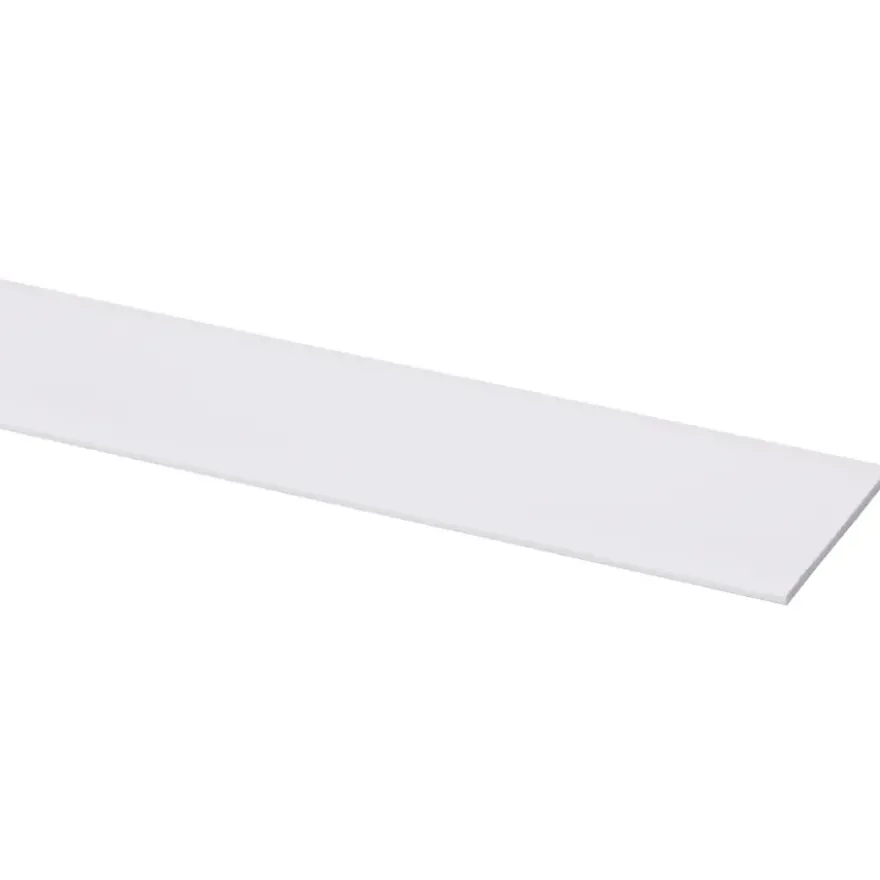 Afdekprofiel kunststof wit 2x50mm 260cm