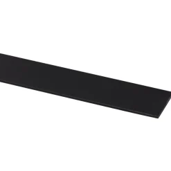 Afdekprofiel kunststof zwart zelfklevend 2x30mm 260cm