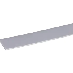 Afdekprofiel kunststof RVS look zelfklevend 2x30mm 260cm