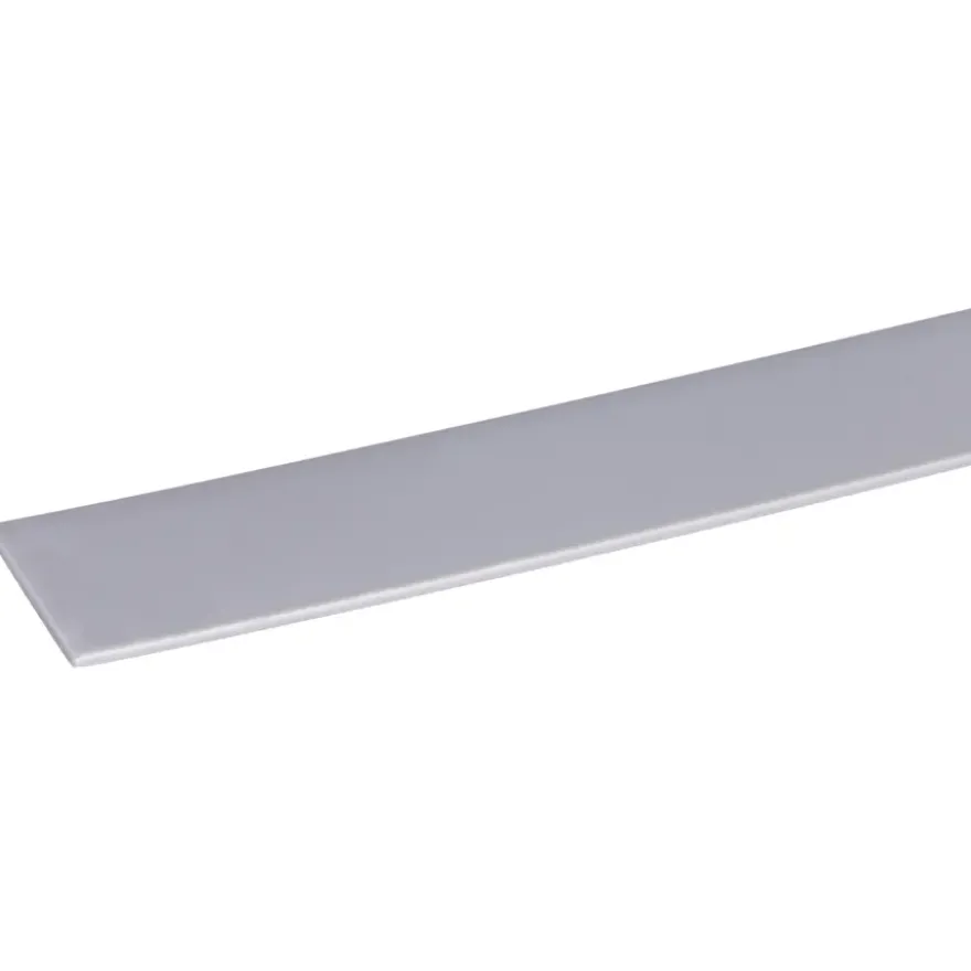Afdekprofiel kunststof RVS look zelfklevend 2x30mm 260cm