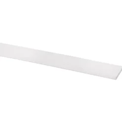 Afdekprofiel kunststof wit 2x20 mm lengte 260 cm