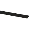 Afdekprofiel zelfklevend kunststof zwart 2x20mm 260cm
