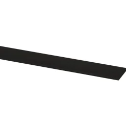 Afdekprofiel zelfklevend kunststof zwart 2x20mm 260cm