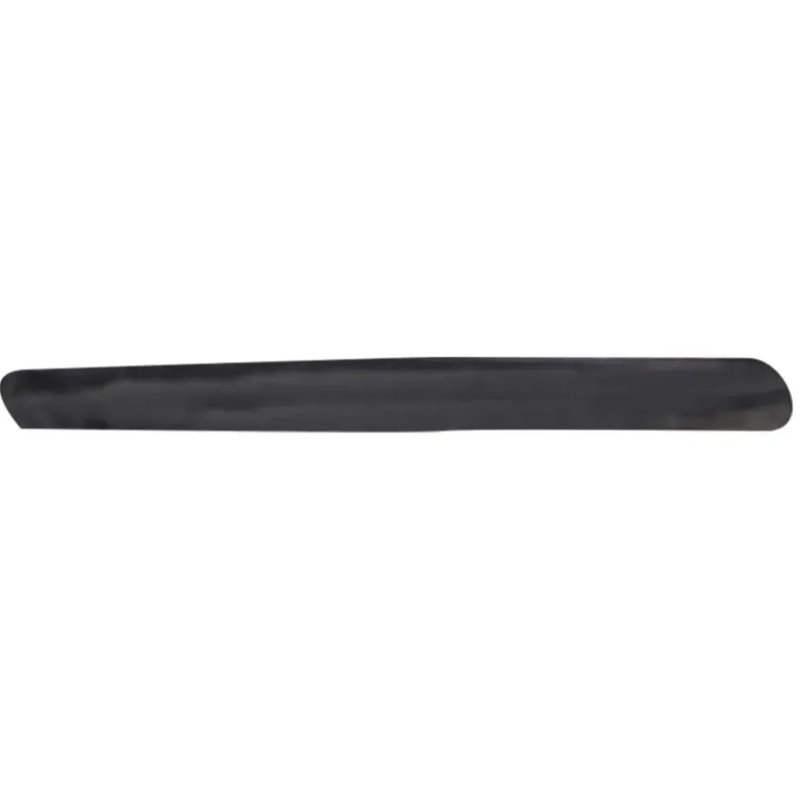 Afdekprofiel zelfklevend kunststof zwart 2x20mm 260cm