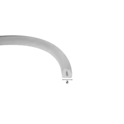 Afdichtingsband PVC transparant 8,5x2500 mm