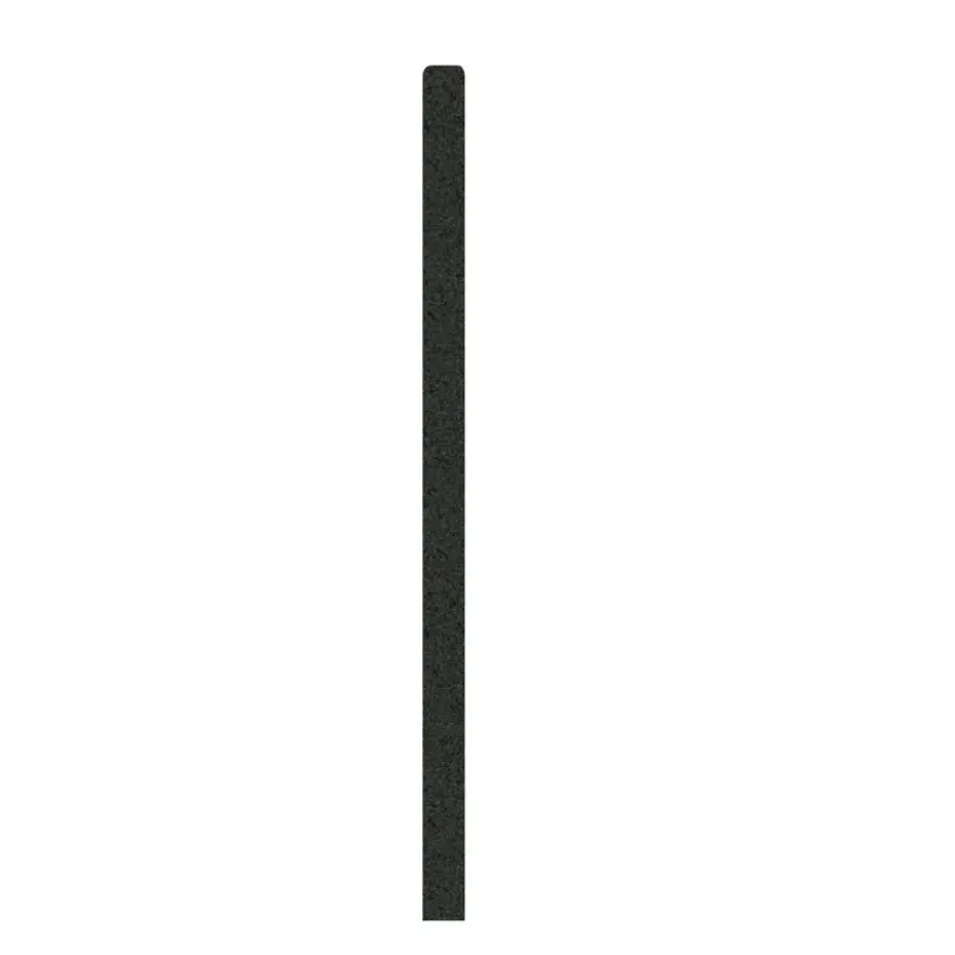 Afplakstrook 60,5x2,8cm Antraciet 2 stuks