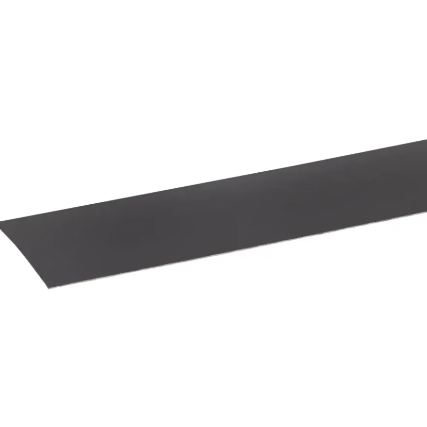 Afplakstrook 60,5x2,8cm Donker grijs 2 stuks