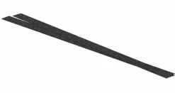 Afplakstrook 60,5x2,8cm Nero Brasil 2 stuks