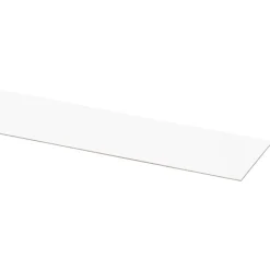 Afplakstrook 60,5x2,8cm Wit 2 stuks