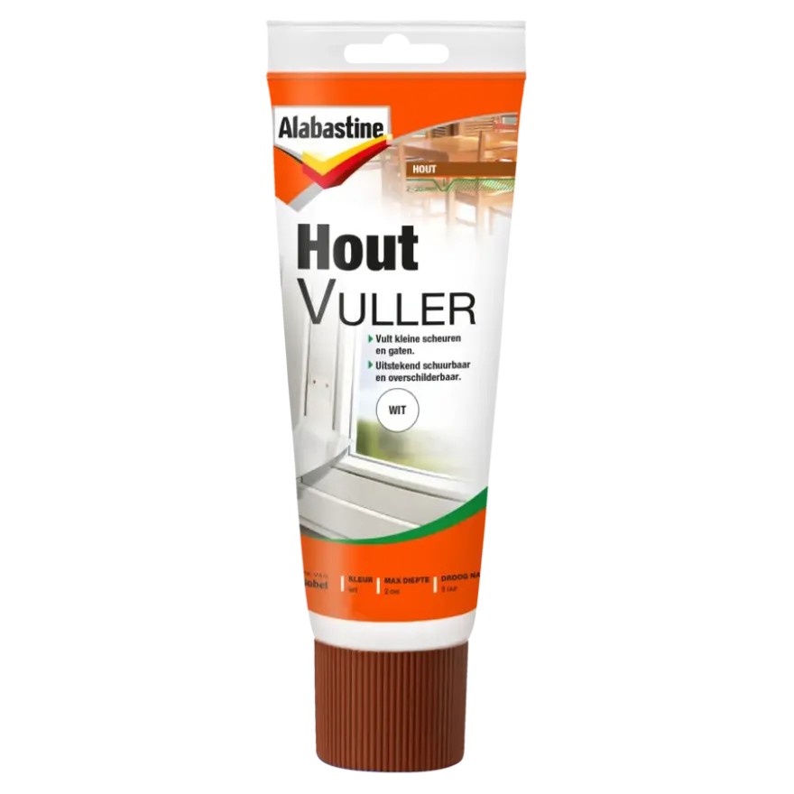 Alabastine houtvuller wit 330 gram