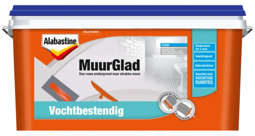 Alabastine MuurGlad vochtbestendig 5 liter