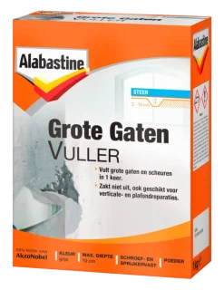 Alabastine muurvuller grote gaten 1 kilogram