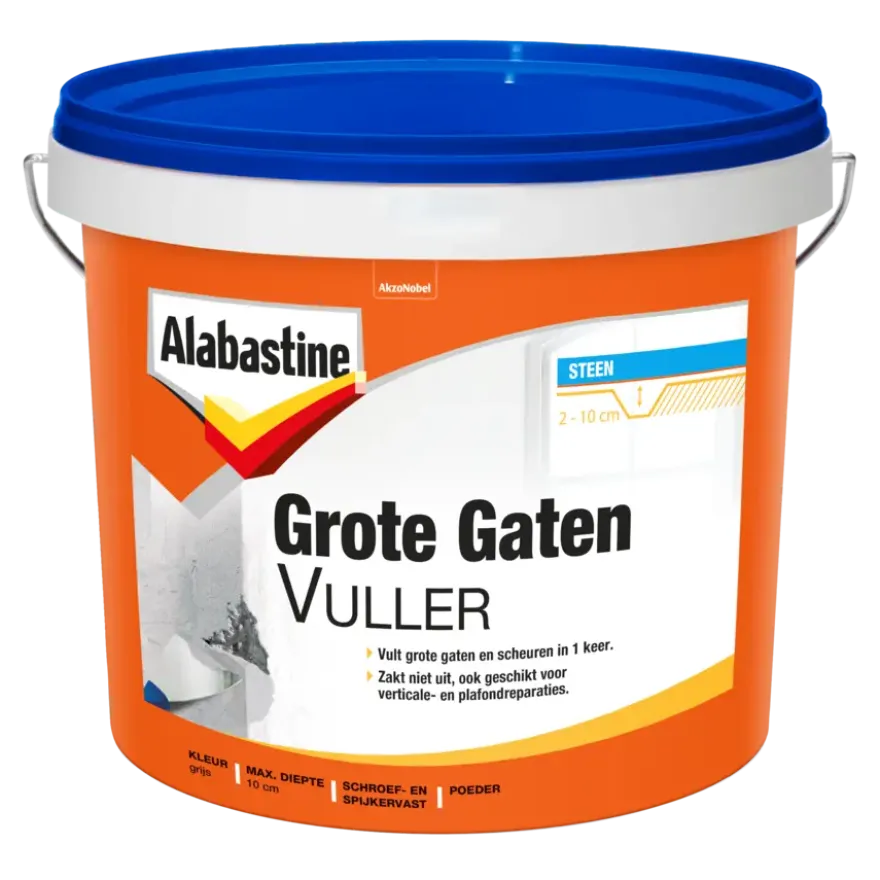Alabastine muurvuller grote gaten 2,5 kg