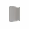 Allibert badkamerspiegel Kruz met verlichting rechthoek 60 x 80 cm RVS