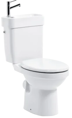 Allibert duoblok toilet met ingebouwde handenwasser