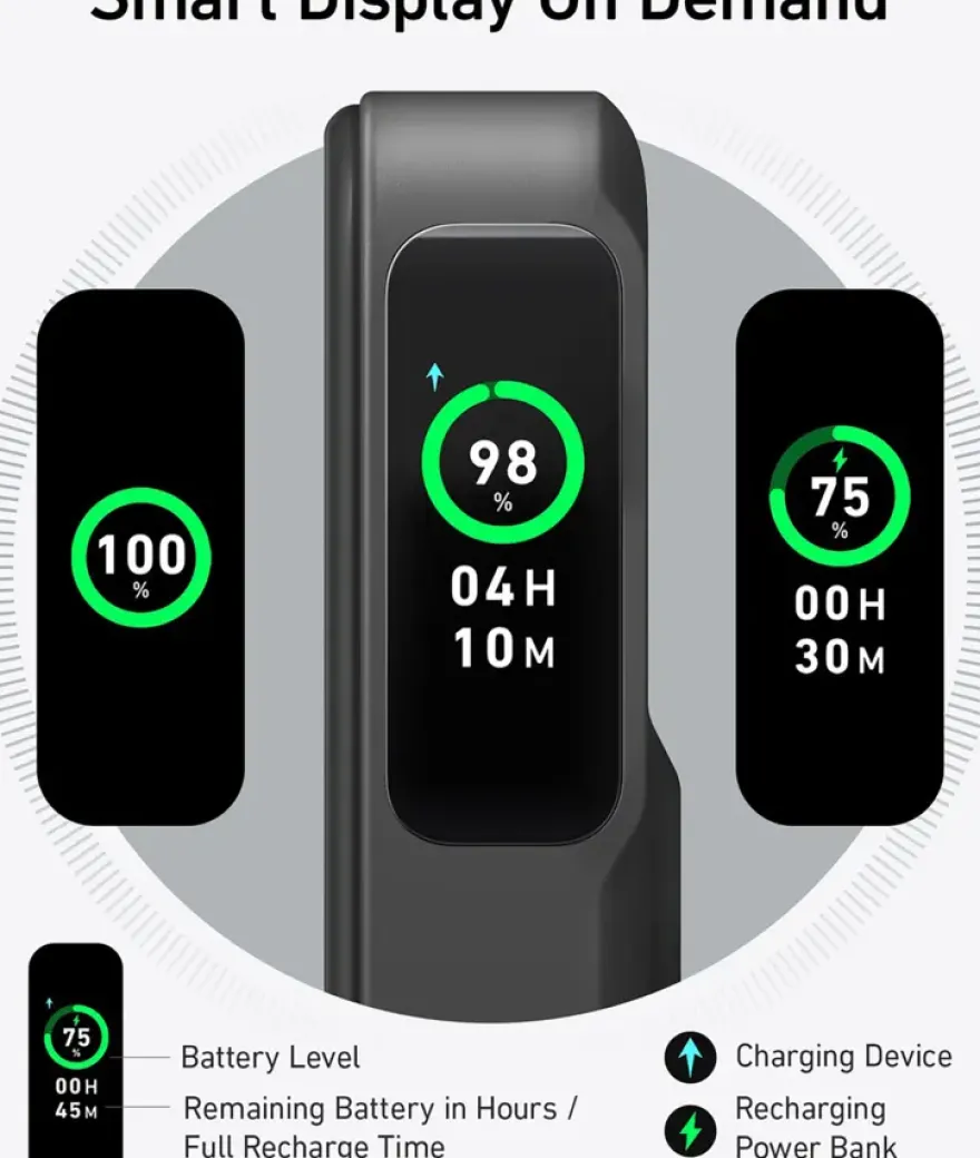 Anker MagGo draadloze powerbank magnetisch snelladen 10.000 mAh zwart