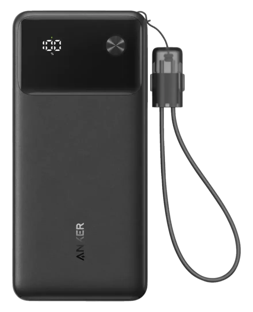 Anker powerbank snelladen 20.000 mAh zwart